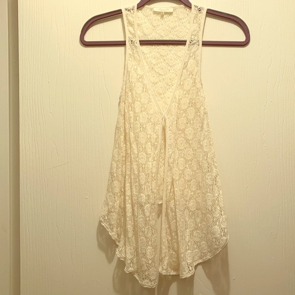 Sugarlips Tops - 🌻 2/$10 Nordstrom NWOT White Lace Top